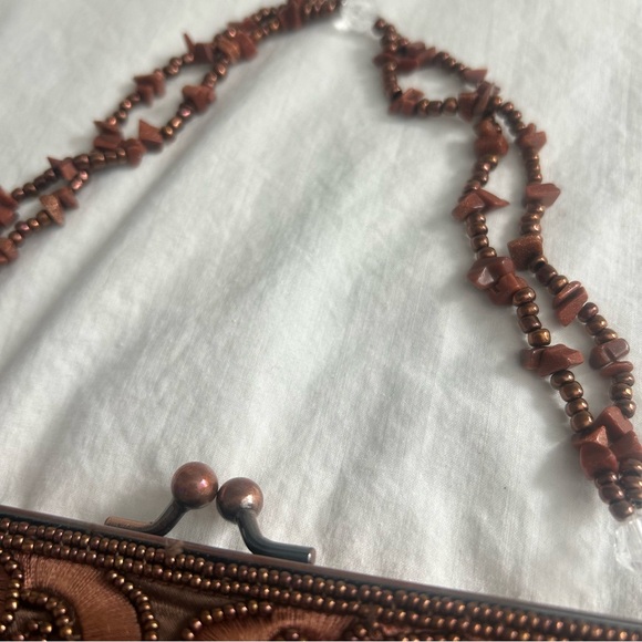 Vintage Carlo Fellini | 1990s Beaded Clutch/ Purse | RARE - Picture 8 of 12